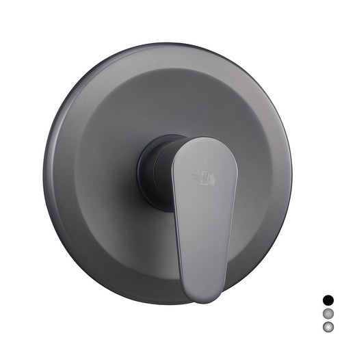 MISCELATORE MONOCOMANDO INCASSO DOCCIA SERIE LIZZY- Nero opaco- DH- pezzi 1