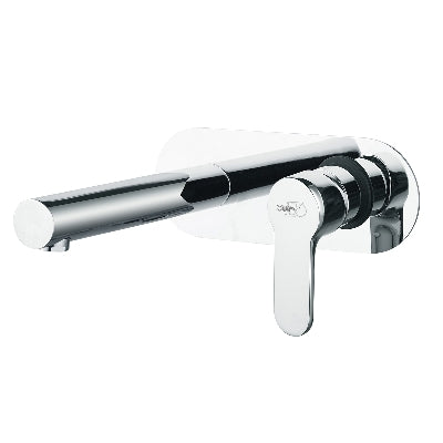 MISCELATORE MONOCOMANDO LAVABO A MURO SERIE PACO- Cromo- DH- pezzi 1