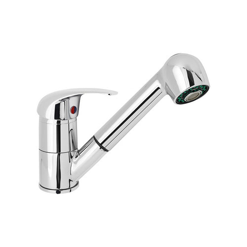 MONOCOMANDO LAV. MONOF. CON DOCCETTA ESTRAIBILE SERIE DIA-MON- Cromo- DH- pezzi 1