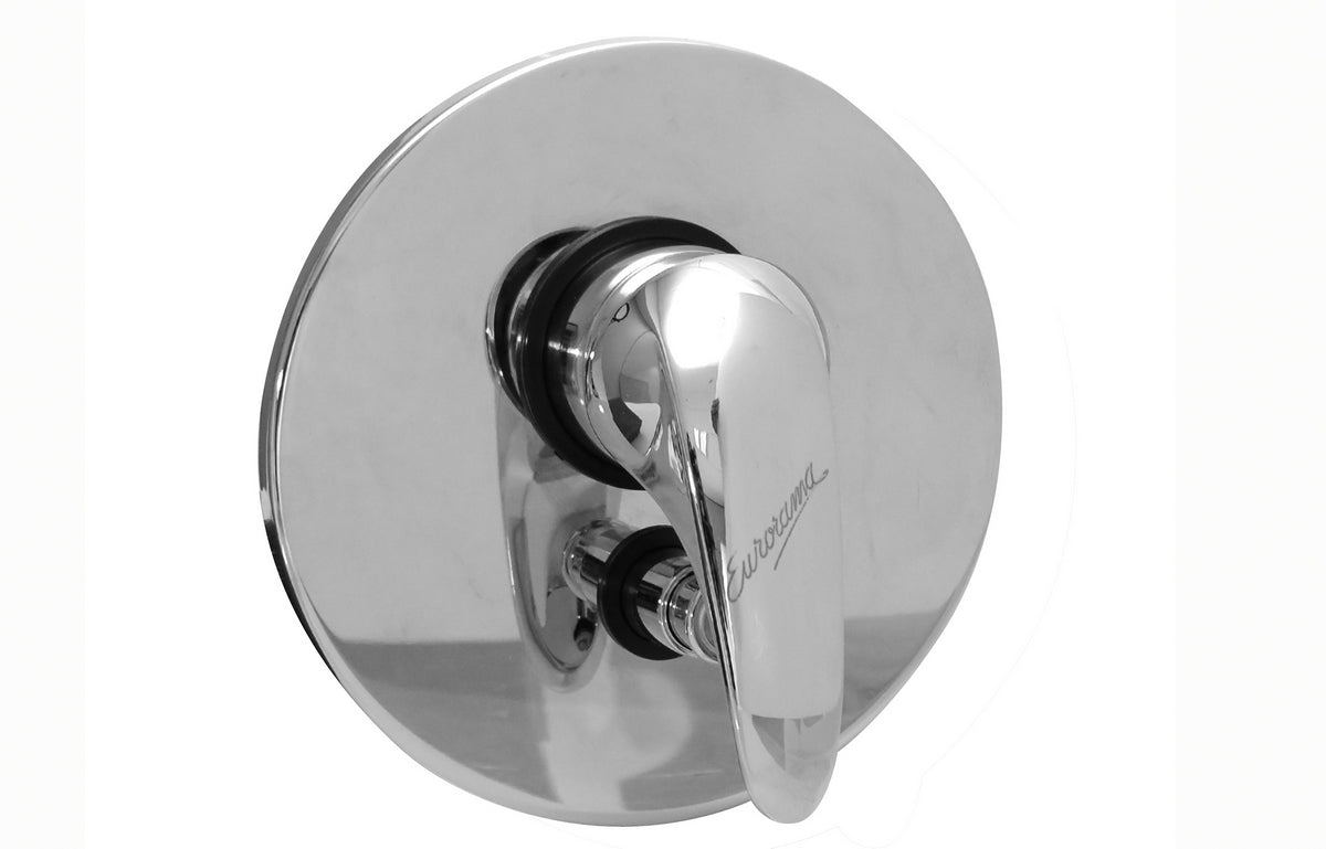 MISCELATORE MONOCOMANDO INCASSO DOCCIA CON DEVIATORE SERIE MARZIA- Cromo- EUROR- pezzi 1