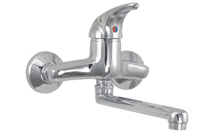 MONOCOMANDO LAVELLO A MURO SERIE MARZIA- Cromo- EUROR- pezzi 1