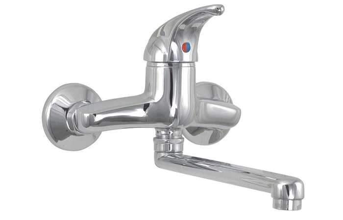 MONOCOMANDO LAVELLO A MURO SERIE MARZIA- Cromo- EUROR- pezzi 1