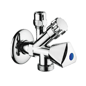 RUBINETTO COMBINATO SOTTOLAVABO-LAVATRICE DOPPIO USO- 1/2 x 3/4- DH- pezzi 1