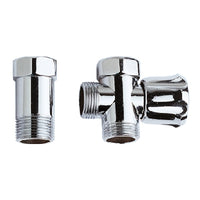 RUBINETTO PER LAVATRICE CON COPPIA RETROGRUPPO DADO GIREVOLE- 3/4 x 3/4 x 3/4- RERU- pezzi 1