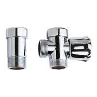 RUBINETTO PER LAVATRICE CON COPPIA RETROGRUPPO DADO GIREVOLE- 3/4 x 3/4 x 3/4- RERU- pezzi 1