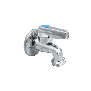 RUBINETTO LAVATRICE CROMATO A SFERA CON ROSONE- 1/2 x 3/4 PN 10- BUGAT- pezzi 1