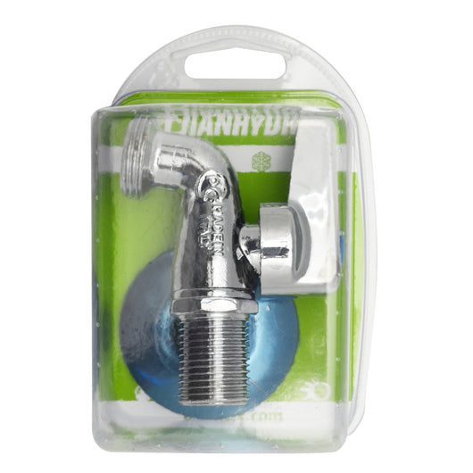 RUBINETTO LAVATRICE CROMATO A SFERA CON ROSONE BLISTER- 1/2 x 3/4 PN 10- FAIDF- pezzi 1