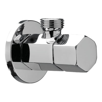 RUBINETTO SOTTOLAVABO D'ARREDO MOD. ESAGONALE 1/2X10- 1/2x10- RERU- pezzi 1