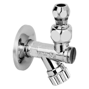 RUBINETTO SOTTOLAVABO A VITONE CON FILTRO A SNODO BUGATTI- 1/2- BUGAT- pezzi 1