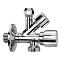 RUBINETTO COMBINATO SOTTOLAVABO - LAVATRICE- 1/2 x 3/4- ALBER- pezzi 1