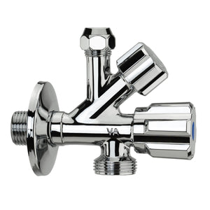 RUBINETTO COMBINATO SOTTOLAVABO - LAVATRICE- 1/2 x 3/4- ALBER- pezzi 1