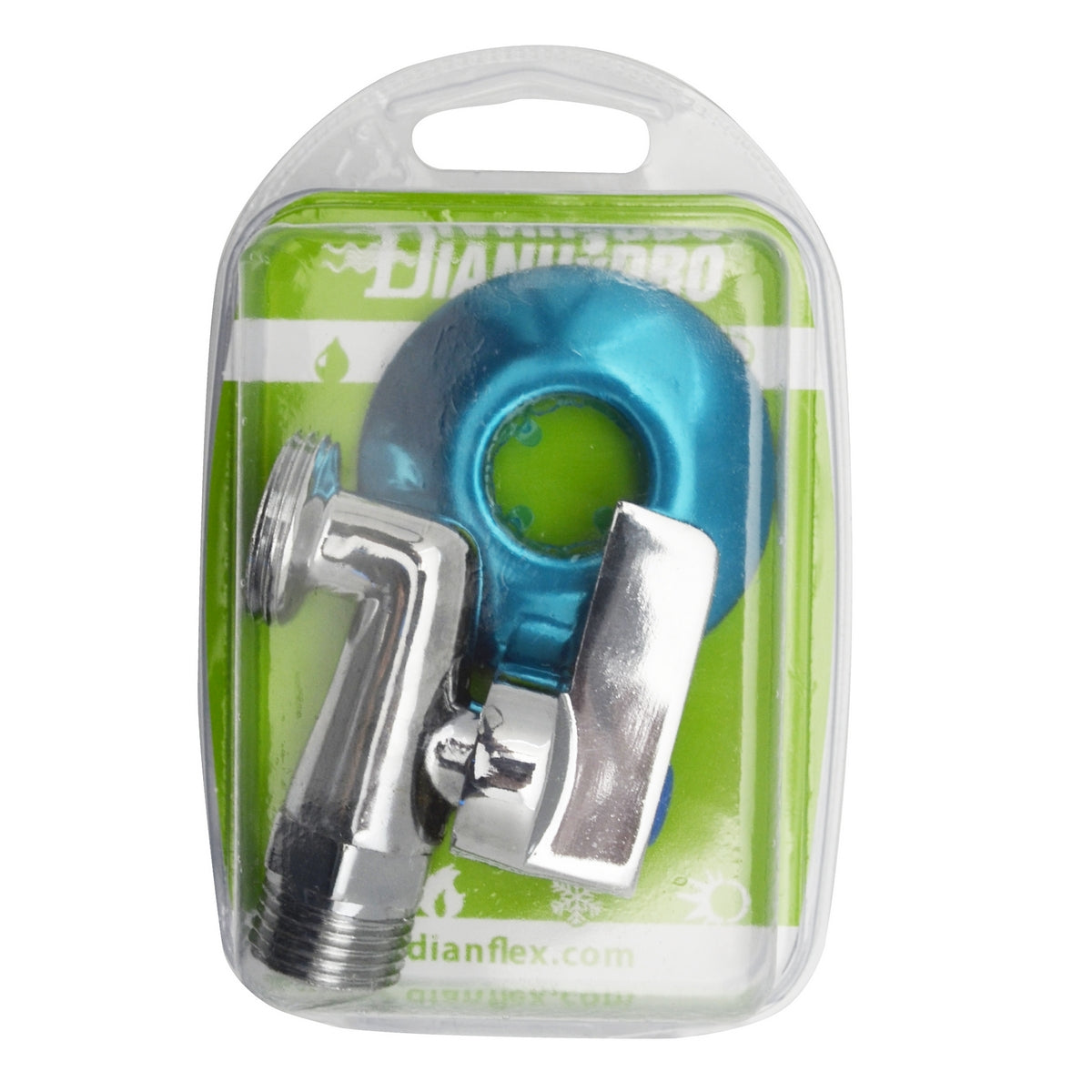 RUBINETTO LAVATRICE A SFERA PESANTE IN OTTONE CROMATO BLISTER- 1/2 x 3/4- FAIDF- pezzi 1