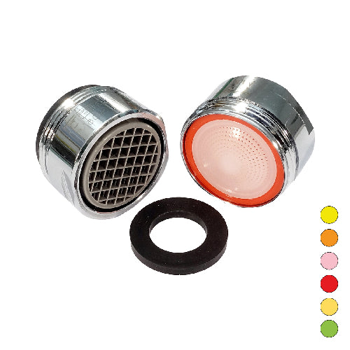 AERATORE ANTICALCARE CLASSIC M 24X1- 2,5 l/min - Arancio - R.A. 89%- DH- pezzi 10