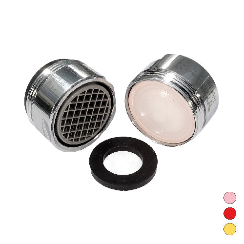 AERATORE ANTICALCARE CONSTANT M 24X1- 3,0 l/min - Rosa - R.A.87%- DH- pezzi 10