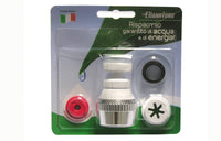 SNODOVITE COMPLETO DI ADATTATORE E GUARNIZIONE- Cromo- DH- pezzi 1