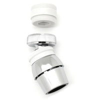 SNODO AERATORE CROMATO- Bianco-Cromo- IPIER- pezzi 1