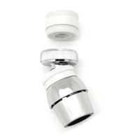 SNODO AERATORE CROMATO- Bianco-Cromo- IPIER- pezzi 1