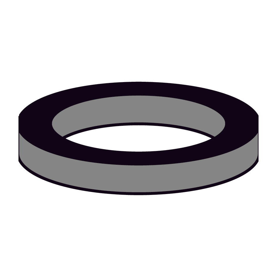 10 PZ GUARNIZIONI IN GOMMA PER CARTUCCIA INTERNA- M22 - 16 x 20,8 x 1,5 mm- NEOPE- pezzi 1