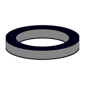 10 PZ GUARNIZIONI IN GOMMA PER CARTUCCIA INTERNA- M24 - 15 x 21,3 x 2,8 mm- NEOPE- pezzi 1