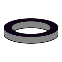 10 PZ GUARNIZIONI IN GOMMA PER CARTUCCIA INTERNA- M24 - 15 x 21,3 x 2,8 mm- NEOPE- pezzi 1