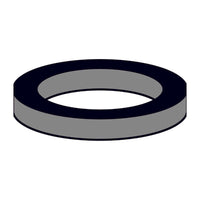 10 PZ GUARNIZIONI IN GOMMA PER CARTUCCIA INTERNA- M28 - 19 x 25,9 x 3 mm- NEOPE- pezzi 1