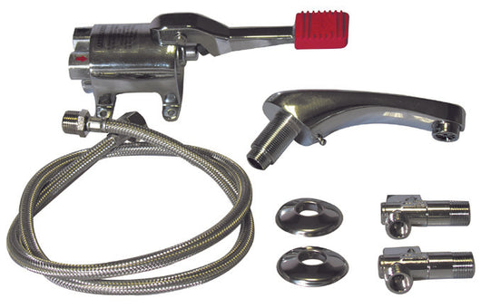 KIT MISCELATORE MONOPEDALE ESTERNO A PAVIMENTO- IDRAL- pezzi 1