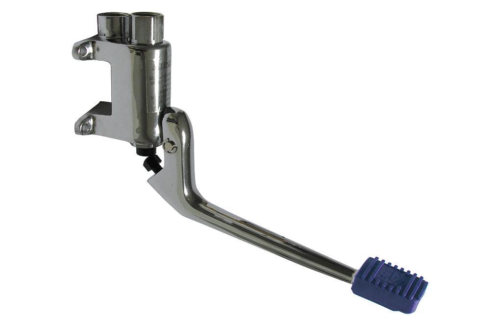 RUBINETTO A PEDALE ESTERNO 1 VIA PER PARETE  S/FLEX. S/RUB.- 1/2- IDRAL- pezzi 1