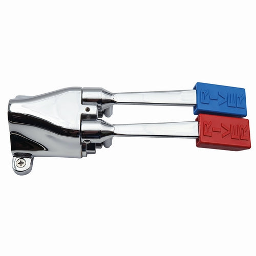 RUBINETTO A PEDALE ESTERNO 2 VIE FISSAGGIO A PAVIMENTO- 1/2- RIVER- pezzi 1