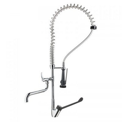 KIT GRUPPO DOCCIA PRELAVAGGIO PER LAVELLO- Cromo - nero- IDRAL- pezzi 1