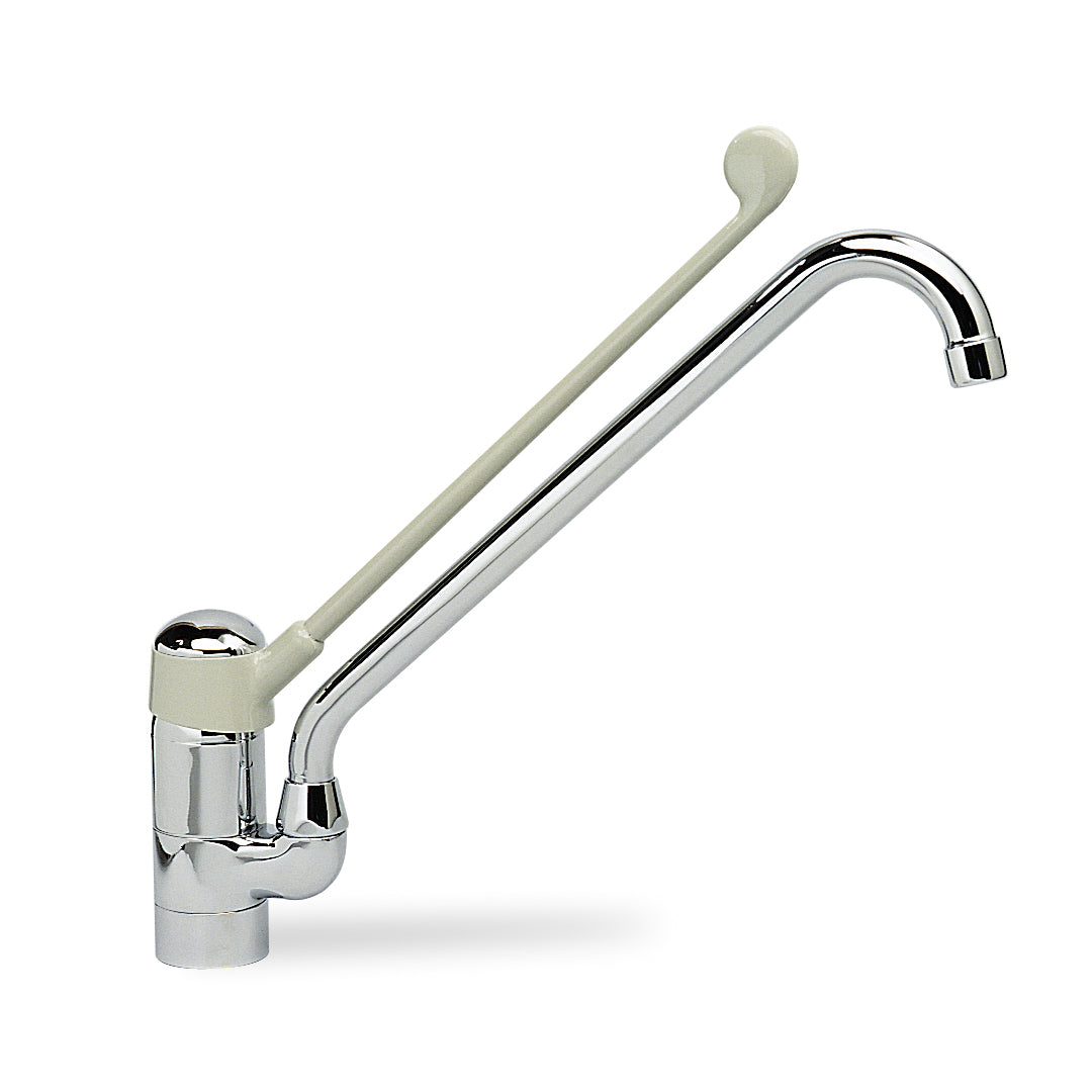 MISCELATORE LAVELLO CON LEVA CLINICA- Cromo- RIVER- pezzi 1