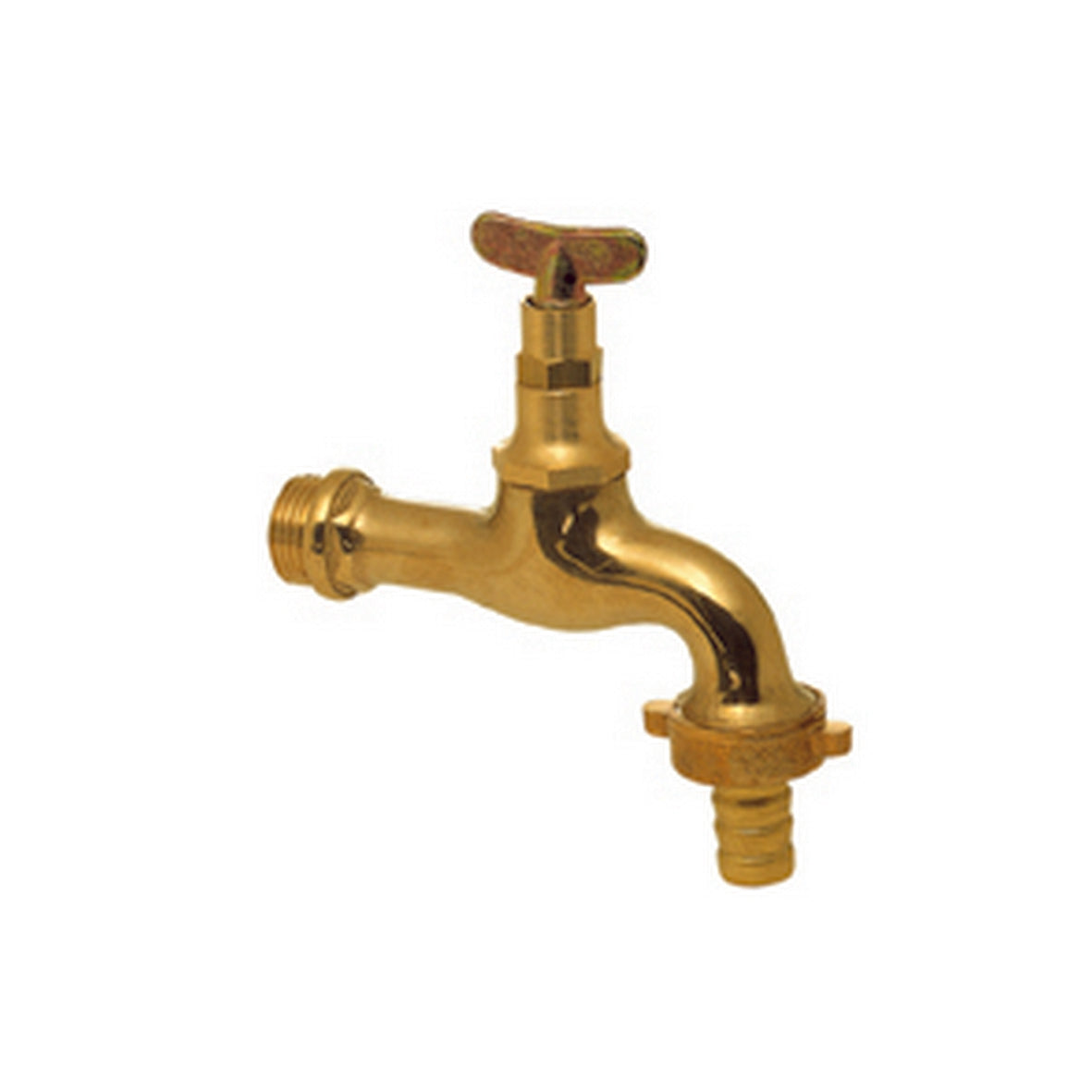 RUBINETTO PORTAGOMMA TEDESCO PESANTE CON CHIAVE LEVABILE- 1/2- DH- pezzi 1