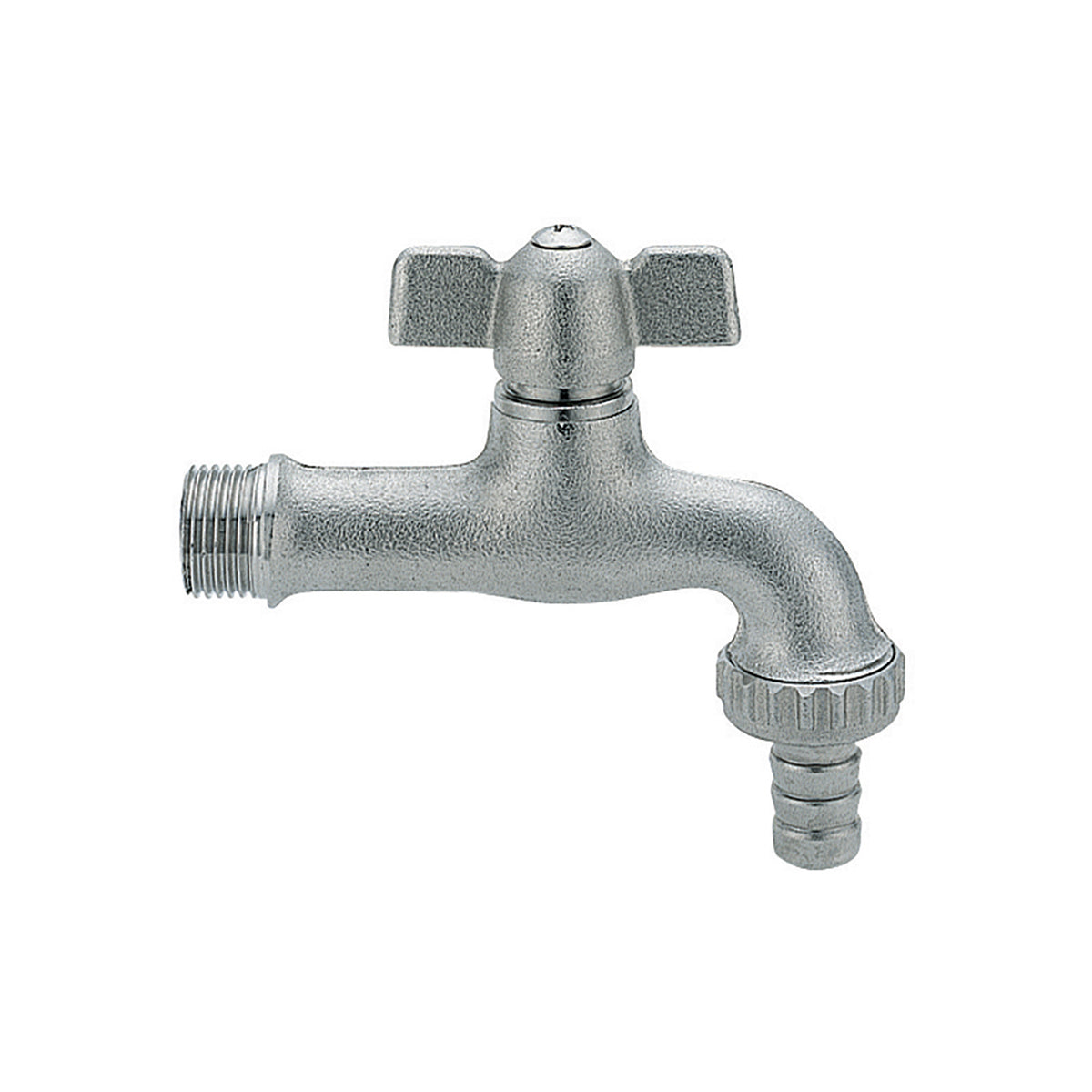 RUBINETTO PORTAGOMMA OTTONE NICHELATO ANTIGELO- 1/2   DN 10   PN 10- ENOLG- pezzi 1