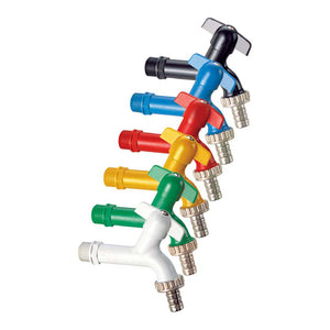 RUBINETTO PORTAGOMMA EUROGARDEN- 1/2 Bianco- MANFR- pezzi 1