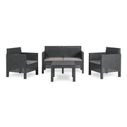 SET POLTRONE DA GIARDINO- Antracite- GRYN- pezzi 1
