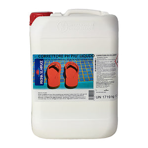 CORRETTORE PH PIU' LIQUIDO 25 kg Piscina semplice