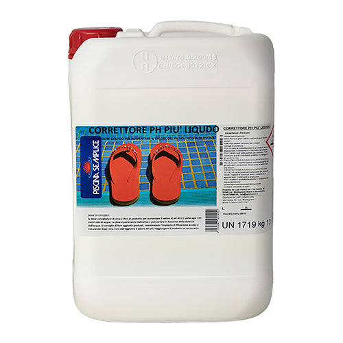 CORRETTORE PH PIU' LIQUIDO 25 kg Piscina semplice