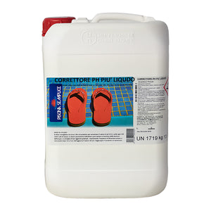 CORRETTORE PH PIU' LIQUIDO 25 kg Piscina semplice