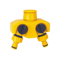 PRESA RUBINETTO 2 VIE CON LEVE DI ARRESTO- 3/4 x 1/2- GRYN- pezzi 1