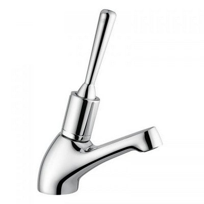 RUBINETTO LAVABO TEMPORIZZATO CON LEVA ANTISVITAMENTO- Cromo- IDRAL- pezzi 1