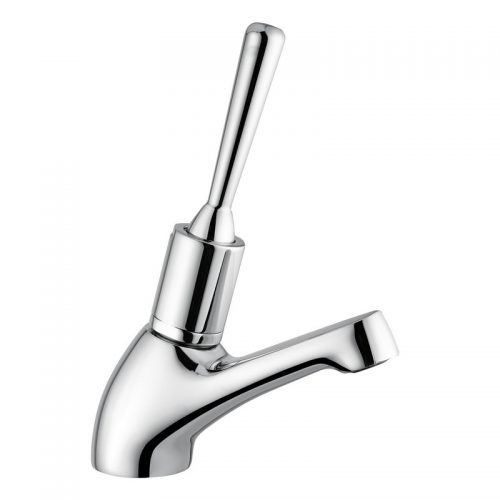 RUBINETTO LAVABO TEMPORIZZATO CON LEVA ANTISVITAMENTO- Cromo- IDRAL- pezzi 1