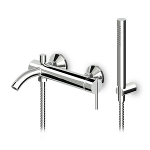 MONOCOMANDO VASCA DOCCIA ESTERNO C/ACCESSORI SERIE ZXS- Cromo- ZUCCH- pezzi 1