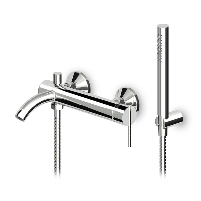 MONOCOMANDO VASCA DOCCIA ESTERNO C/ACCESSORI SERIE ZXS- Cromo- ZUCCH- pezzi 1