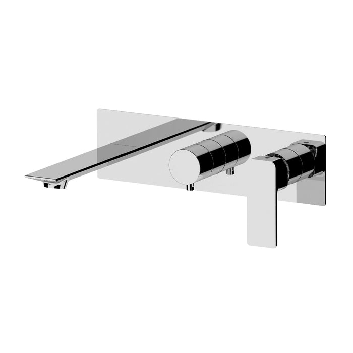 SET MISCELATORE A INCASSO A 2 VIE VASCA DOCCIA LINEA ICON- Cromo- MARIA- pezzi 1