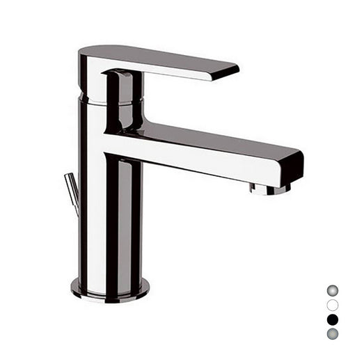 MONOCOMANDO LAVABO MEDIO LINEA ARTIC- Nichel Spazzolato- MARIA- pezzi 1