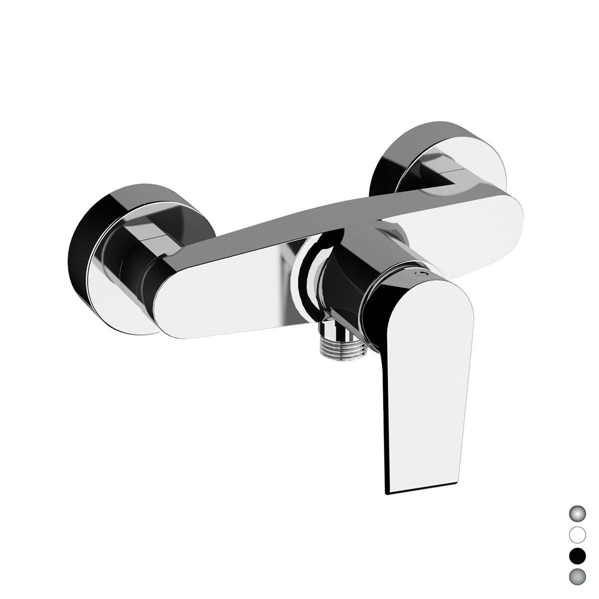 MONOCOMANDO ESTERNO DOCCIA SENZA ACCESSORI LINEA ARTIC- Nichel Spazzolato- MARIA- pezzi 1