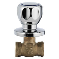 RUBINETTO D'ARRESTO LINEA DOMINO- Cromo- MARIA- pezzi 1