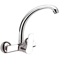 GRUPPO LAVELLO A PARETE CON BOCCA GIREVOLE LINEA ESSENZA- Cromo- MARIA- pezzi 1