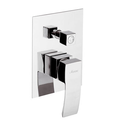MONOCOMANDO INCASSO DOCCIA CON DEVIATORE LINEA MARTE- Cromo- MARIA- pezzi 1
