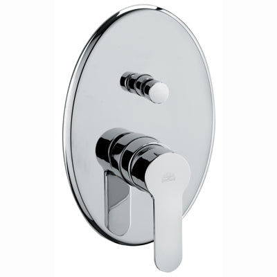 MISCELATORE MONOC. INCASSO DOCCIA CON DEVIATORE LINEA BLU- Cromo- PAFFO- pezzi 1