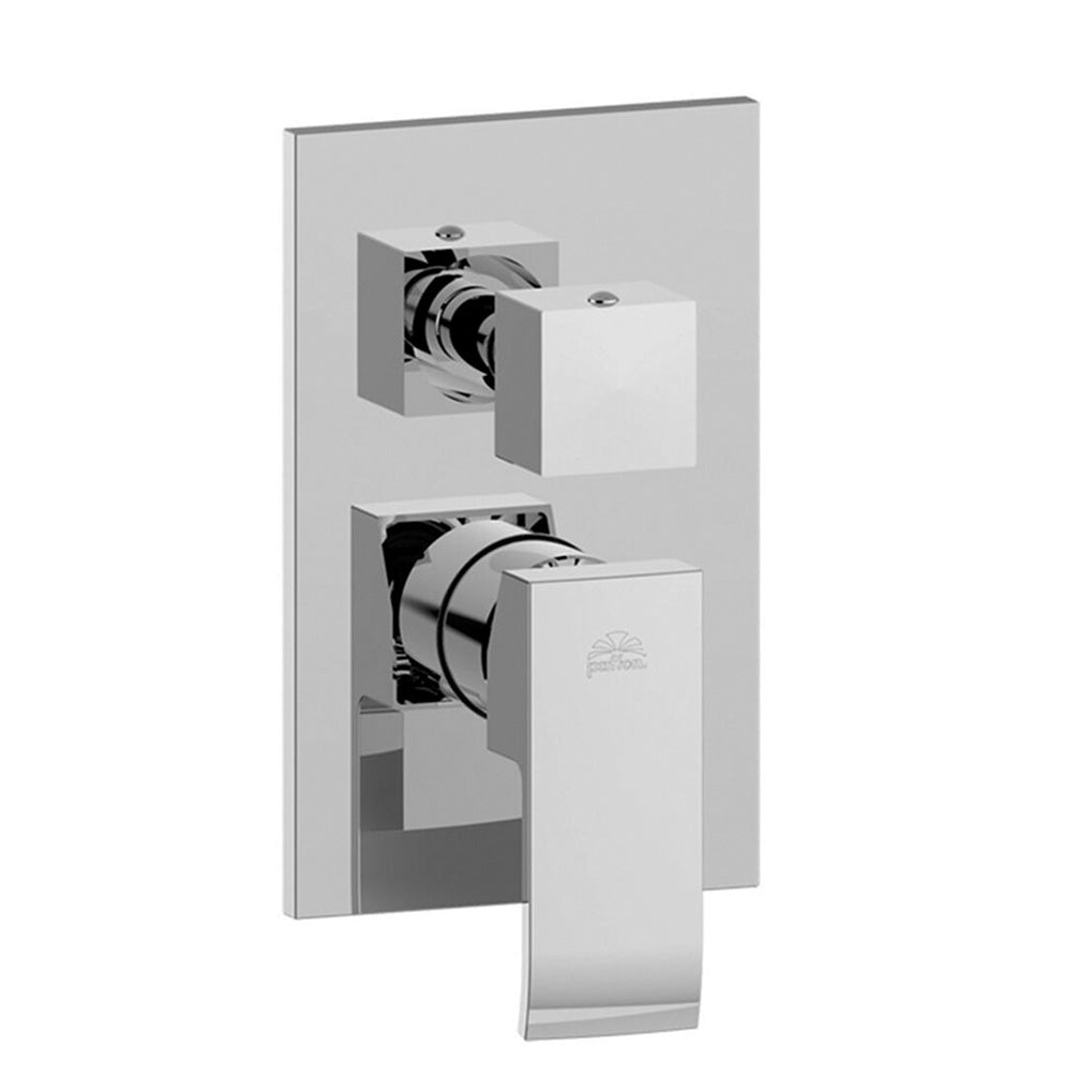 MISCELATORE MONOC. INCASSO DOCCIA CON DEVIATORE 3 VIE ELLE- Cromo- PAFFO- pezzi 1